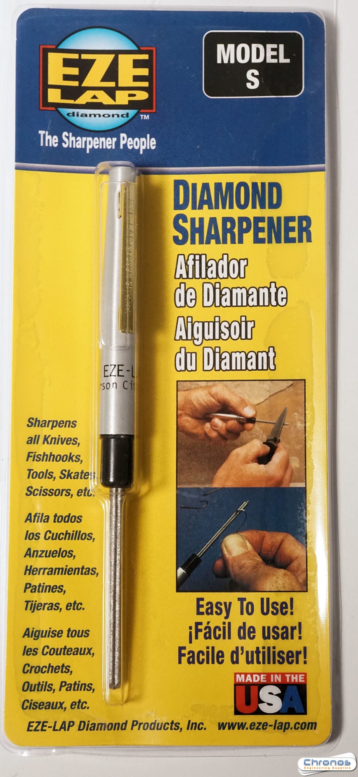 Eze-Lap Fish Hook Sharpener With Disgourger Model SD SORRY OUT OF STOCK